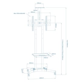 Изображение 4 Крепление для телевизора Walfix TVS-6004B