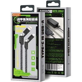 Зображення 4 Кабель Proda PD-B96th USB/USB Type C - Lightning/USB-C 100W, 1.5м, Black - PD-B96th-BK