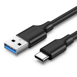 Зображення  Кабель Ugreen US184 USB - USB-C, 2м, Black - 20884