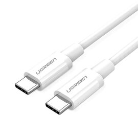 Зображення  Кабель Ugreen US264 USB-C - USB-C, 2м, White - 60520