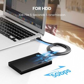 Зображення 6 Кабель Ugreen US184 USB - USB-C, 2м, Black - 20884