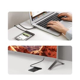 Зображення 4 Адаптер Ugreen CM321 USB-С-1xSATA Black - 70609