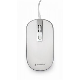 Зображення  Миша Gembird MUS-4B-06-WS White/Silver