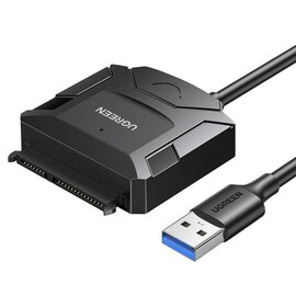 Зображення  Адаптер Ugreen CR108 USB-С-1xSATA Black - 20611