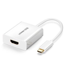 Зображення  Адаптер Ugreen USB Type-C - HDMI, White - 40273