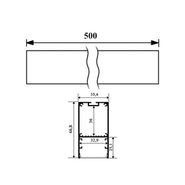 Изображение 3 LED светильник Ledua N44-500 18W 1800lm 6500K 220V для помещений