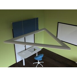 Изображение 4 LED светильник Ledua Дельта треугольник 72W 5400Lm 4000К 220V алюминий + пластик
