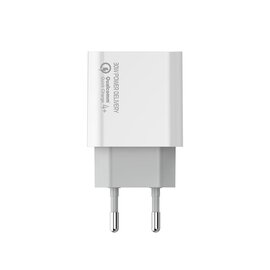 Зображення 5 Зарядний пристрій ColorWay Power Delivery Port PPS (Type-C PD + USB QC3.0) (30W) White &mdash; CW-CHS037PD-WT