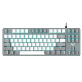 Изображение  Клавиатура Aula Mechanical F3287 White/Grey keycap KRGD Blue