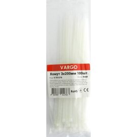 Изображение 2 Стяжки Vargo V-118139, 4х150мм, white, 100 шт.