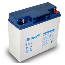 Зображення  Гелевий акумулятор Ultracell UCG20-12 GEL, 12V 20 Ah