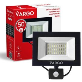 Зображення  Світлодіодний прожектор Vargo V-330350 50W 6500K 220V, Потужність: 50 Вт