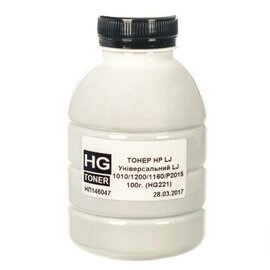 Зображення  Тонер для принтера HG Toner HG221-100 для HP LJ Universal (1010/1200/1160/P2015) 100г