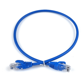 Изображение  Патч-корд витая пара EServer CORD-0.25M-Blue UTP Cat.5e Cu (0.25 м) blue