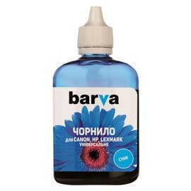 Зображення  Чорнило для принтера Barva Canon/HP/Lexmark Universal №4 Cyan 90г - CU4-472