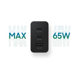 Зображення 5 Зарядний пристрій Samsung Trio 65W Black &mdash; EP-T6530NBEGRU