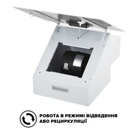 Зображення 5 Витяжка Interline Flow WH A/60/GL/M