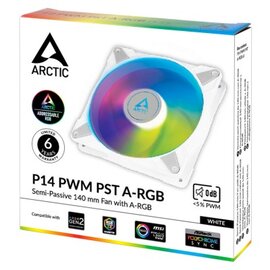 Изображение 4 Охлаждение  Arctic P14 PWM PST/A-RGB White - ACFAN00276A