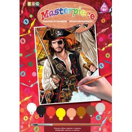 Изображение  Развивающий Sequin Art Painting by numbers Junior Пират - SA1108