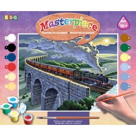 Изображение  Развивающий Sequin Art Painting by numbers Senior Ночной сон - SA0428