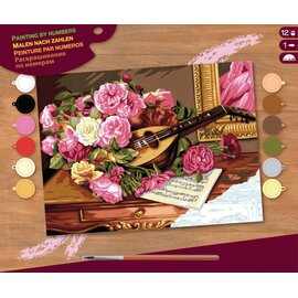 Изображение  Развивающий Sequin Art Painting by numbers Senior Романтический букет - SA1037