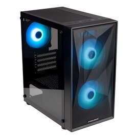 Изображение 5 Корпус Prologix E102 Tempered Glass&Mesh Black