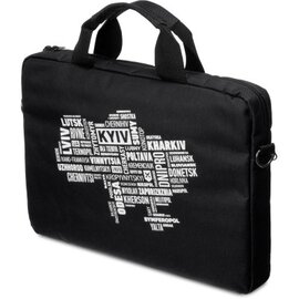 Изображение  Сумка для ноутбука Vinga NB1502 Black, White print - NB1502UWBK