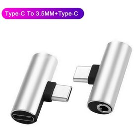 Изображение 2 Адаптер XoKo USB Type-C - AUX mini jack 3.5 мм 2 в 1 &mdash; AC-205-SLV
