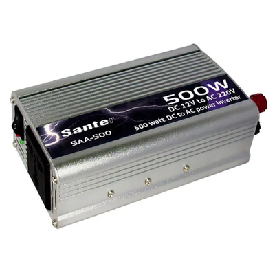 Зображення  Перетворювач Tcom SAA-500W, 12V/220V 1000 ВА