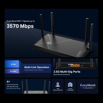 Зображення 4 Роутер TP-Link Archer BE230