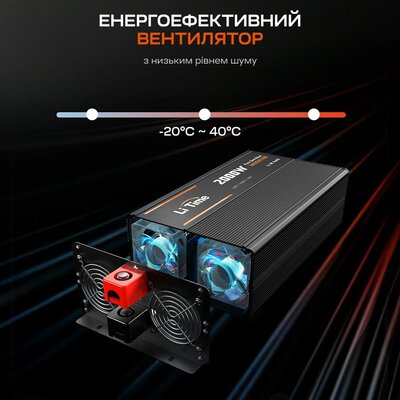 Зображення 7 Перетворювач LiTime L12V2KW-EN-Z 2000 ВА