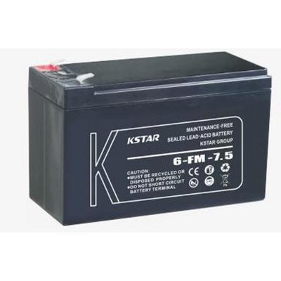 Зображення  Свинцево-кислотний акумулятор Kstar 6-FM-7.5, 12V 7.5Ah, Ємність (Аг): 7.5 А·год