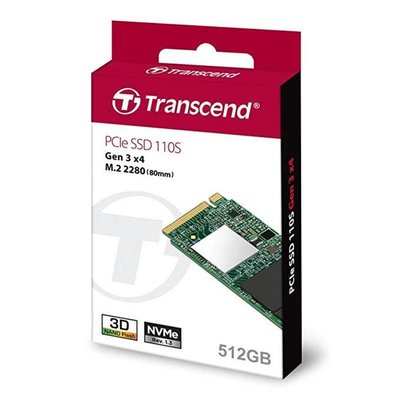 Накопичувач SSD Transcend MTE110S 512GB M.2 PCIe 3.0 x4 3D TLC