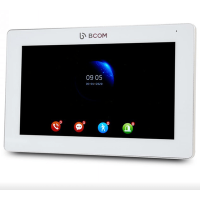 Зображення 3 Домофонна система Bcom BD-770FHD Kit White, Колір (домофон + панель): білий + чорний