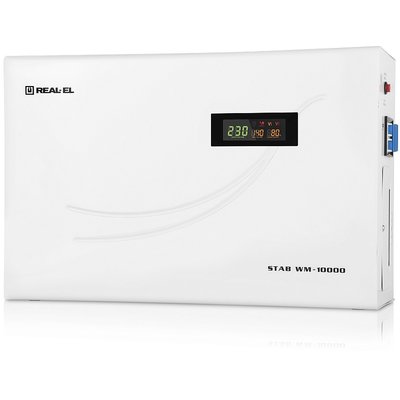 Зображення  Стабілізатор напруги REAL-EL Stab WM-10000 (EL122400015) 10000 ВА