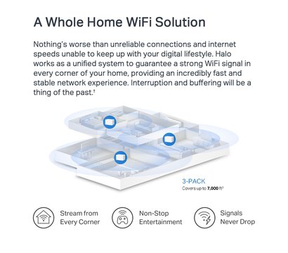 Изображение 6 Маршрутизатор Mercusys Halo H80X 3PK