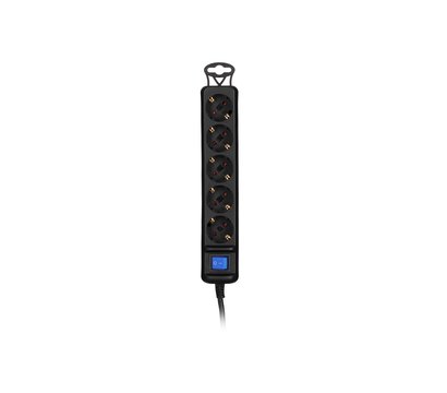 Зображення 2 2E 2E-U05ESM3BK 3м black 5 розеток
