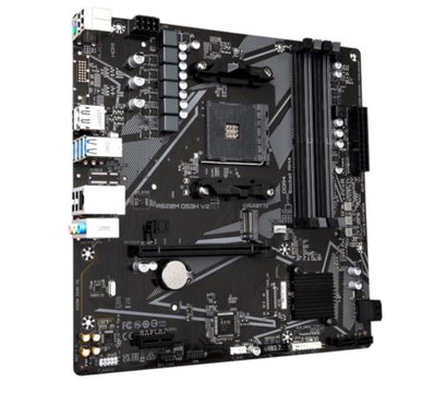 Зображення 3 Материнська плата Gigabyte A520M DS3H V2 (sAM4, AMD A520, PCI-Ex16)