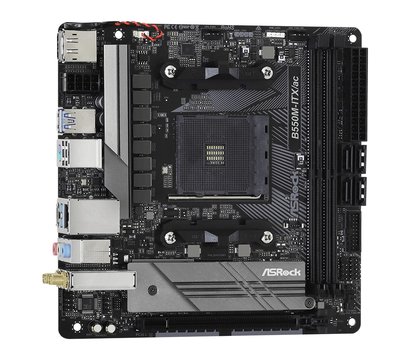 Зображення 4 Материнська плата ASRock B550M-ITX/ac (AM4, AMD B550, PCI-Ex16)