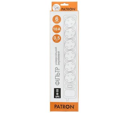 Изображение 2 Patron SP-1062U 0.5 m3*1mm2 6 р Black - EXT-PN-SP-1062U