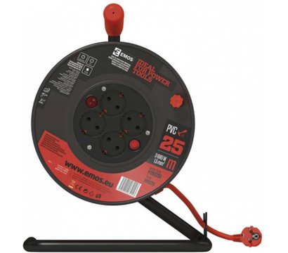 Изображение 3 Сетевая катушка Emos P092251, 25 м, Black