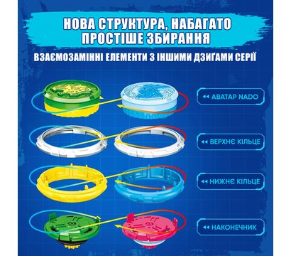 Зображення 13 Ігровий набір Infinity Nado VI серія Starter Pack Lighting Leopard - EU654114 для 5+