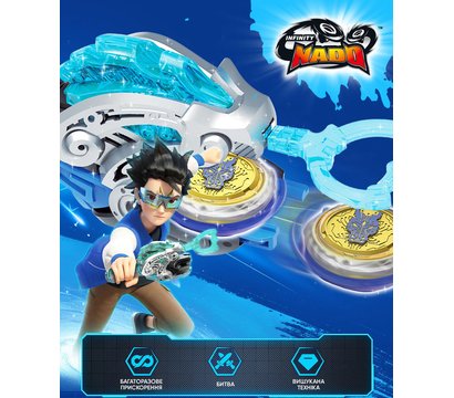 Зображення 14 Ігровий набір Infinity Nado VI серія Starter Pack Fury Wave Dragon - EU654111