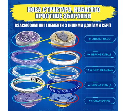 Зображення 16 Дзига Nado Infinity Nado VI серія Standard Pack Dream World Magic Dragon - EU654127