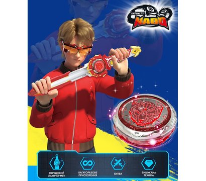 Зображення 17 Дзига Nado Infinity Nado VI серія Advanced Pack Blazing War Bear - EU654132