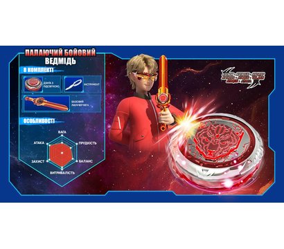 Зображення 22 Ігровий набір Infinity Nado VI серія Standard Pack Blazing War Bear - EU654122 для 5+