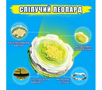 Зображення 22 Ігровий набір Infinity Nado VI серія Standard Pack Lighting Leopard - EU654124 для 5+