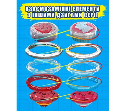 Зображення 25 Ігровий набір Infinity Nado VI серія Standard Pack Blazing War Bear - EU654122 для 5+