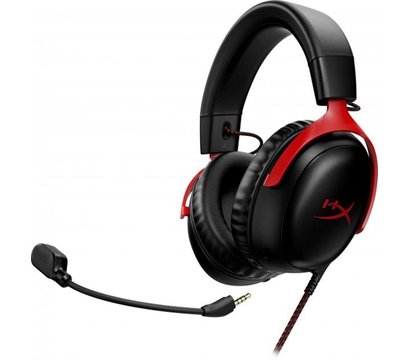 Зображення 3 Навушники HyperX Cloud III Black/Red — 727A9AA
