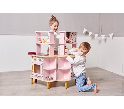 Изображение 9 Кухня Janod Кухня розовая двусторонняя - J06616